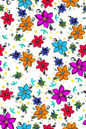 满版散花印花华亿平台图片