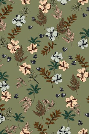 连衣裙印花华亿平台图片