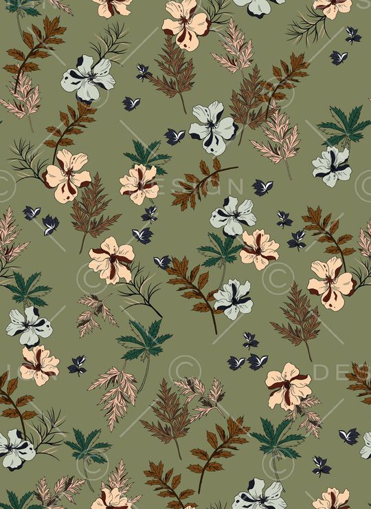 连衣裙印花华亿平台图片