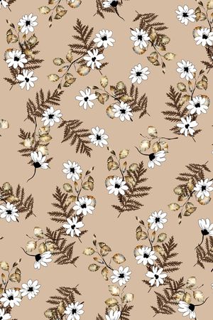 连衣裙印花华亿平台图片