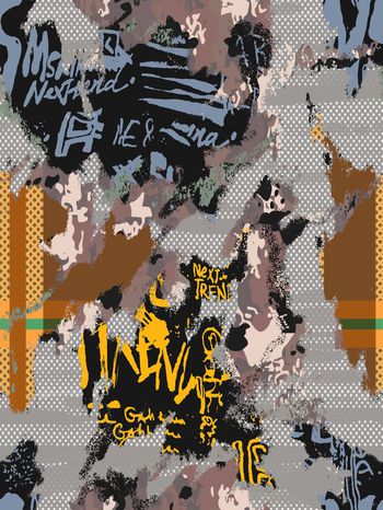 字母印花华亿平台图片