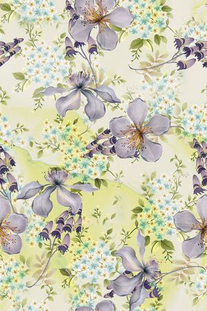 绿植树叶印花华亿平台图片