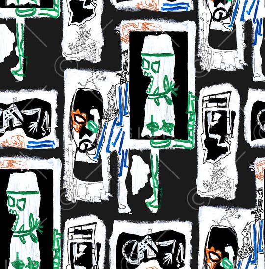 涂鸦印花华亿平台图片