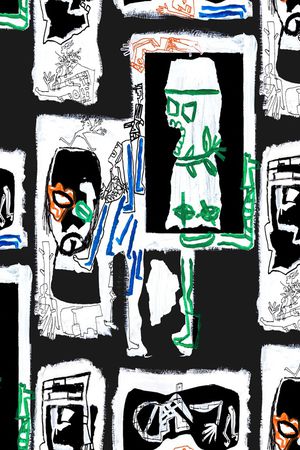 涂鸦印花华亿平台图片