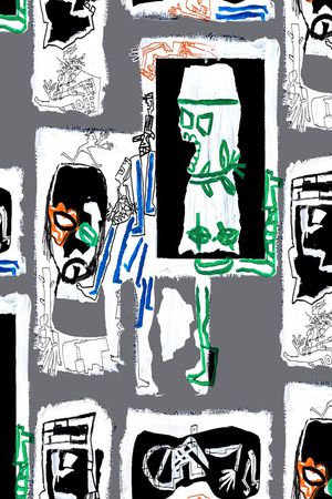 涂鸦印花华亿平台图片