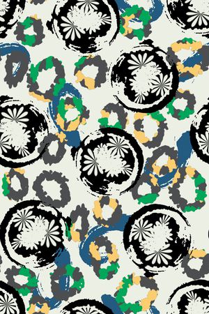 圆形印花华亿平台图片