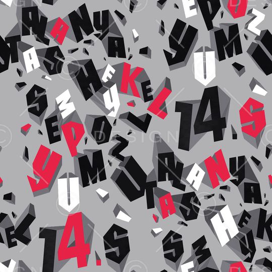 字母印花华亿平台图片