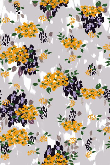 绿植树叶印花华亿平台图片