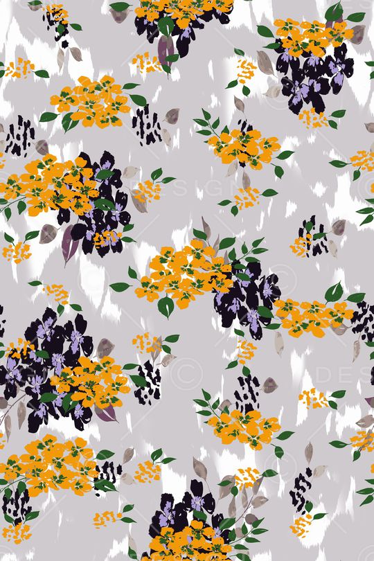 绿植树叶印花华亿平台图片