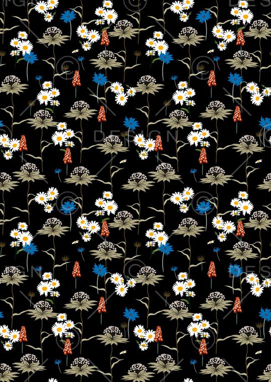 连衣裙印花华亿平台图片