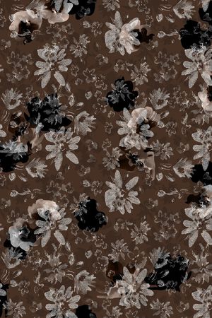 连衣裙印花华亿平台图片