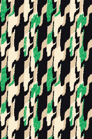 几何花卉印花华亿平台图片