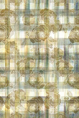 格子印花华亿平台图片