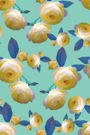 玫瑰花印花华亿平台图片