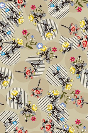 线条印花华亿平台图片