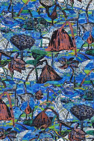 油画华亿平台印花华亿平台图片