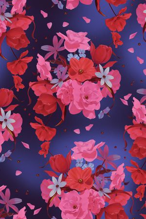 荷花印花华亿平台图片