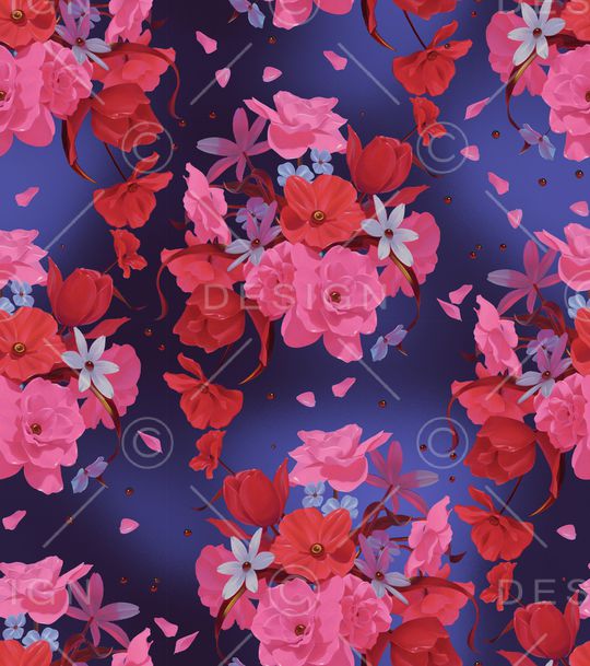 荷花印花华亿平台图片