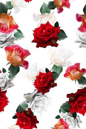 玫瑰花印花华亿平台图片