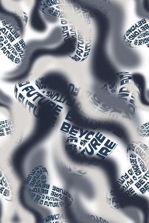 抽象男装印花华亿平台图片