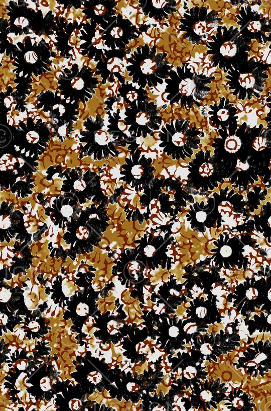 连衣裙印花华亿平台图片