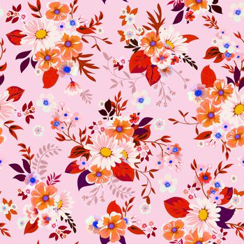 民族花卉印花华亿平台图片