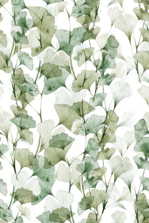 绿植树叶印花华亿平台图片