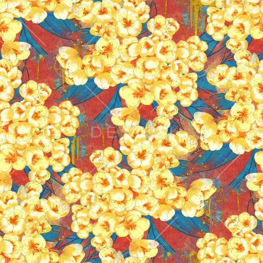 梅花印花华亿平台图片