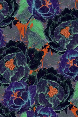 梅花印花华亿平台图片