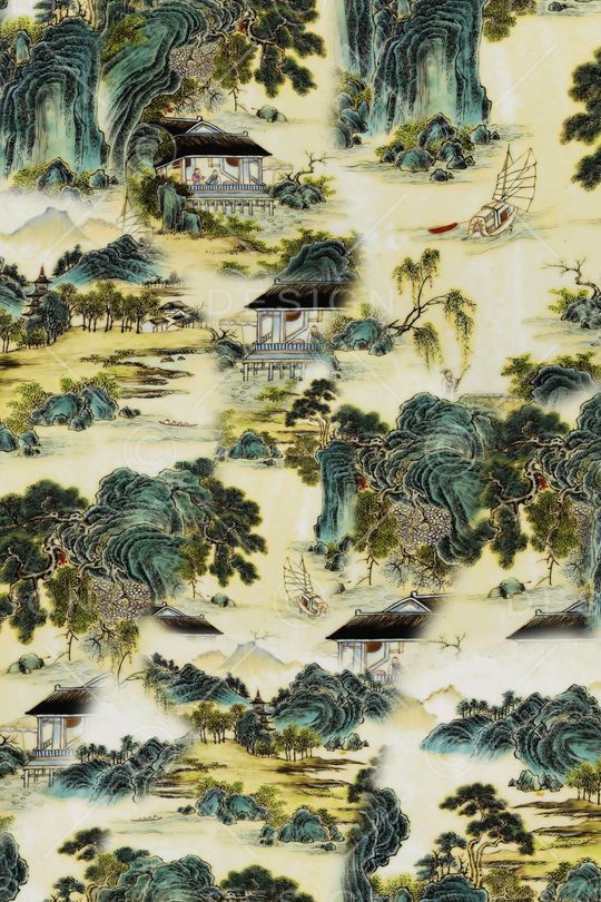 香云纱印花华亿平台图片