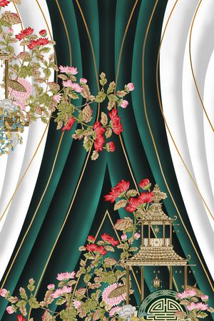 定位花印花华亿平台图片