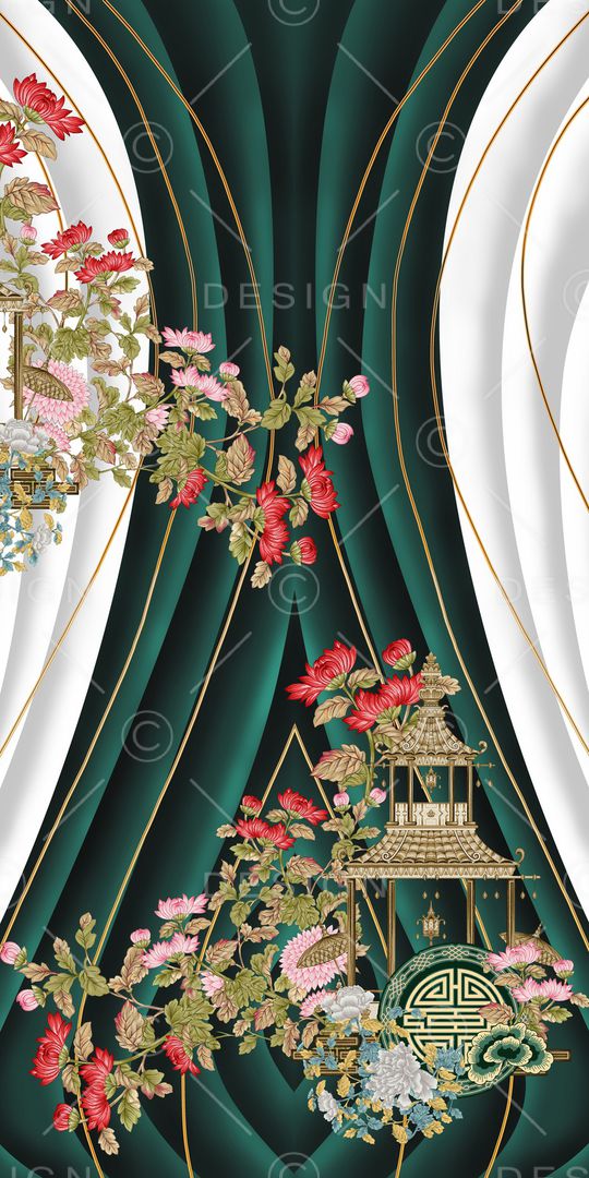 定位花印花华亿平台图片