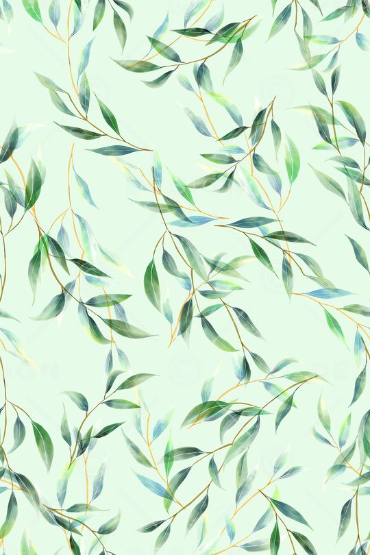 绿植树叶印花华亿平台图片