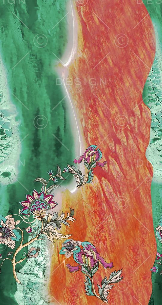 抽象印花华亿平台图片