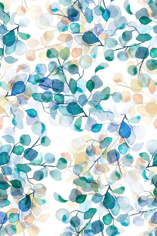 绿植树叶印花华亿平台图片