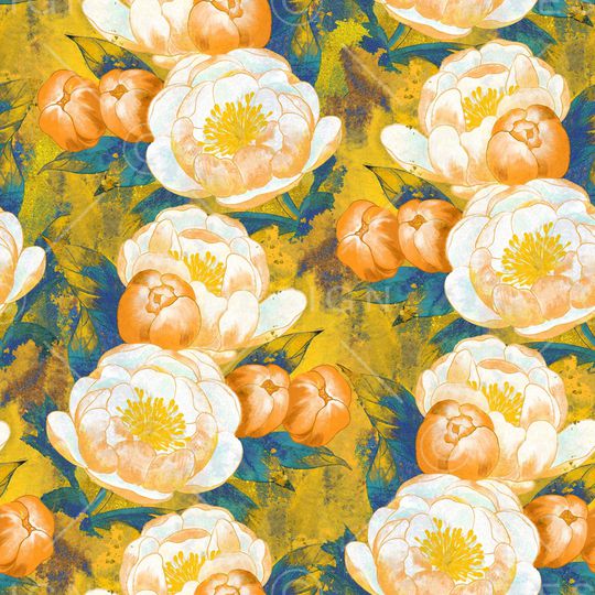 菊花印花华亿平台图片