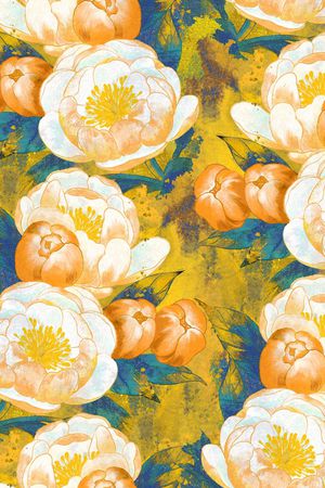 菊花印花华亿平台图片