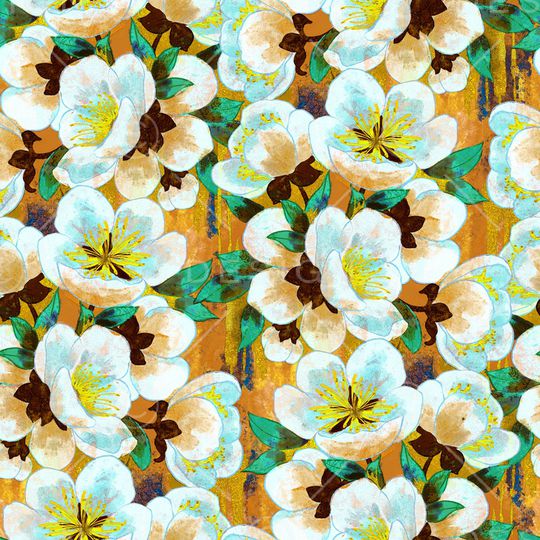 菊花印花华亿平台图片