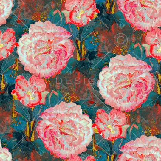 菊花印花华亿平台图片