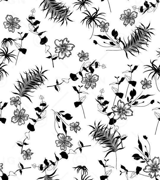 连衣裙印花华亿平台图片