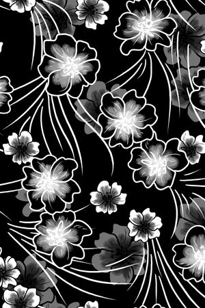 连衣裙印花华亿平台图片