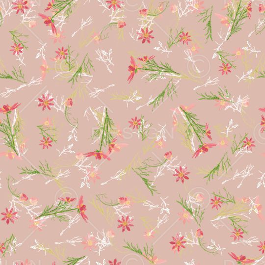 连衣裙印花华亿平台图片