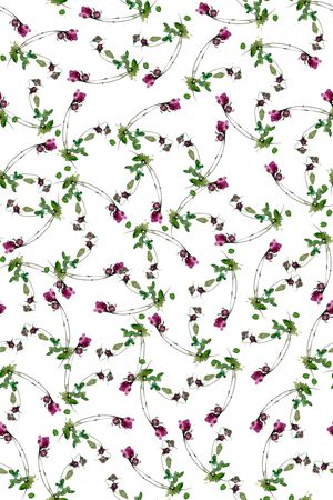 绿植树叶印花华亿平台图片