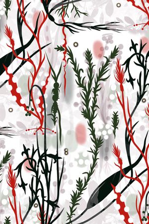 年轻女性印花华亿平台图片