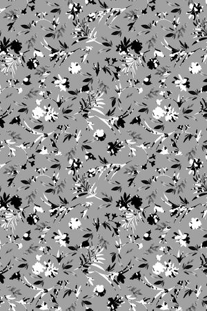 连衣裙印花华亿平台图片