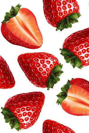 草莓印花华亿平台图片