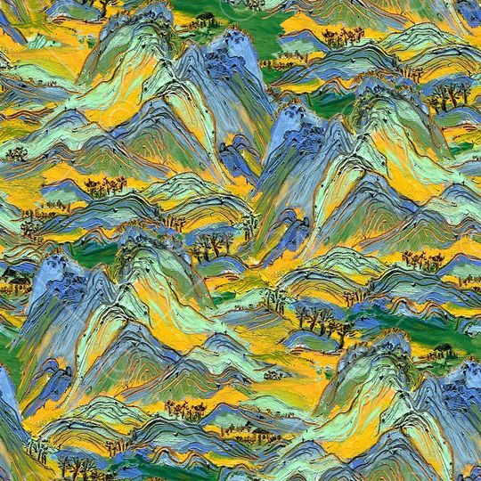 油画华亿平台印花华亿平台图片