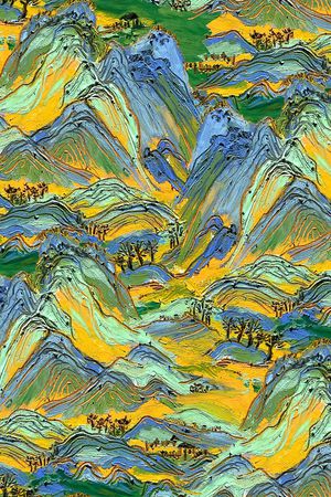 油画华亿平台印花华亿平台图片