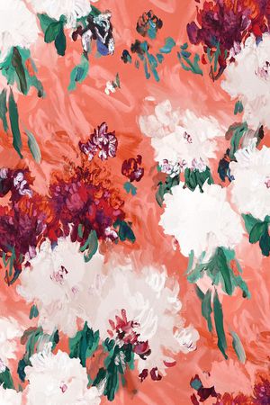 抽象花卉印花华亿平台图片