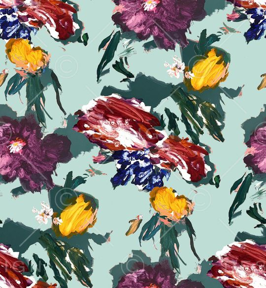 油画华亿平台印花华亿平台图片